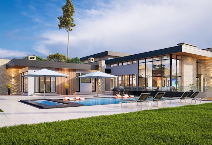 Lakewood Retreat contemporary lakefront home
